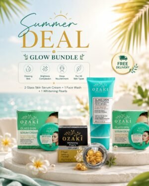Summer Deal (2 glass cream, 1 face wash and 1 whitnening pearls)